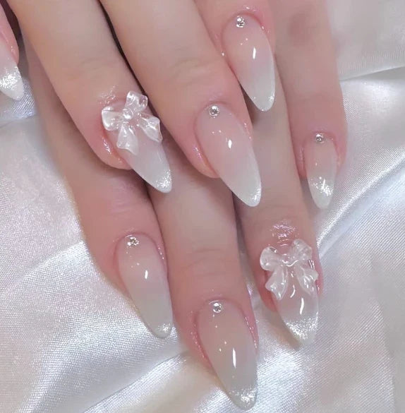 Chic Y2K Ballet Nails - 24 Press-On Set-11