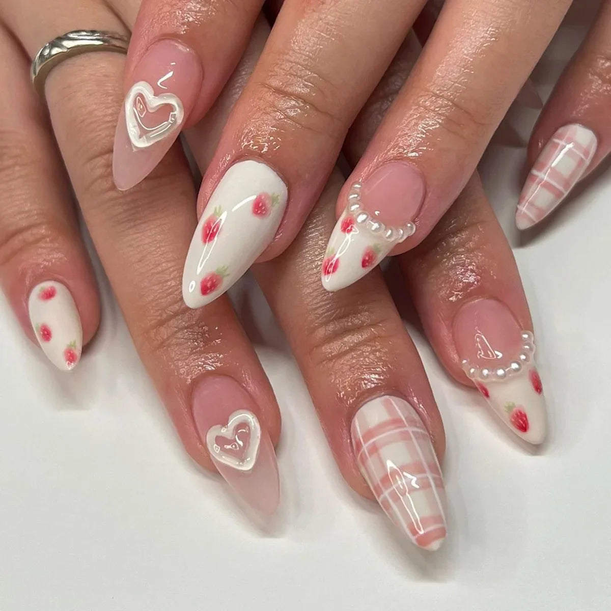 Chic Y2K Ballet Nails - 24 Press-On Set-13