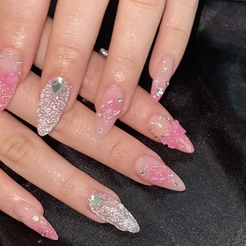 Chic Y2K Ballet Nails - 24 Press-On Set-17