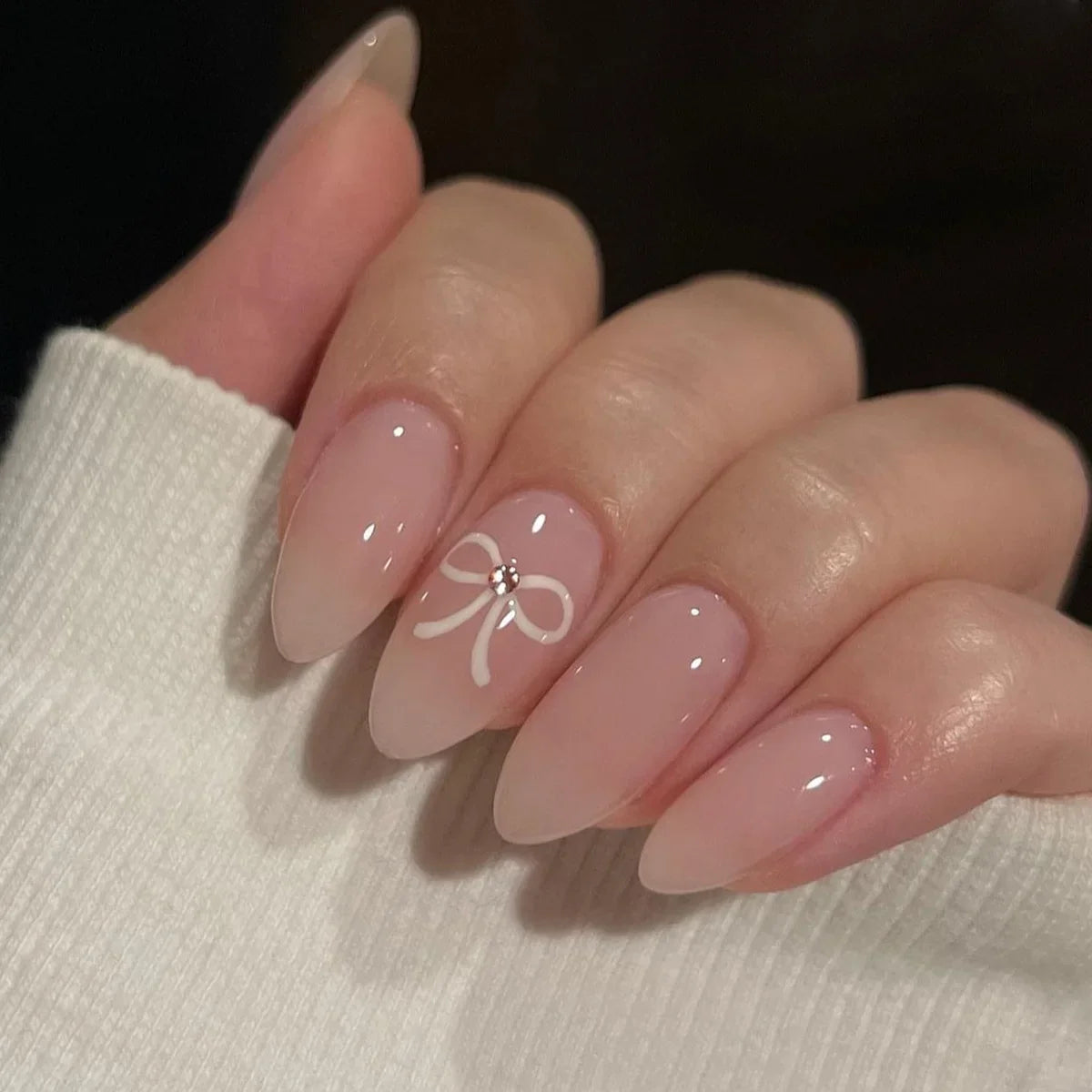 Chic Y2K Ballet Nails - 24 Press-On Set-18