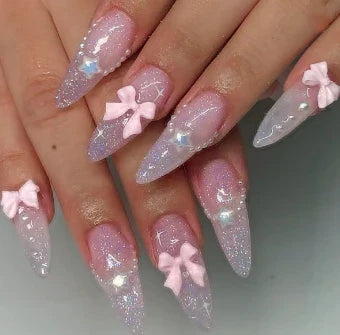 Chic Y2K Ballet Nails - 24 Press-On Set-21
