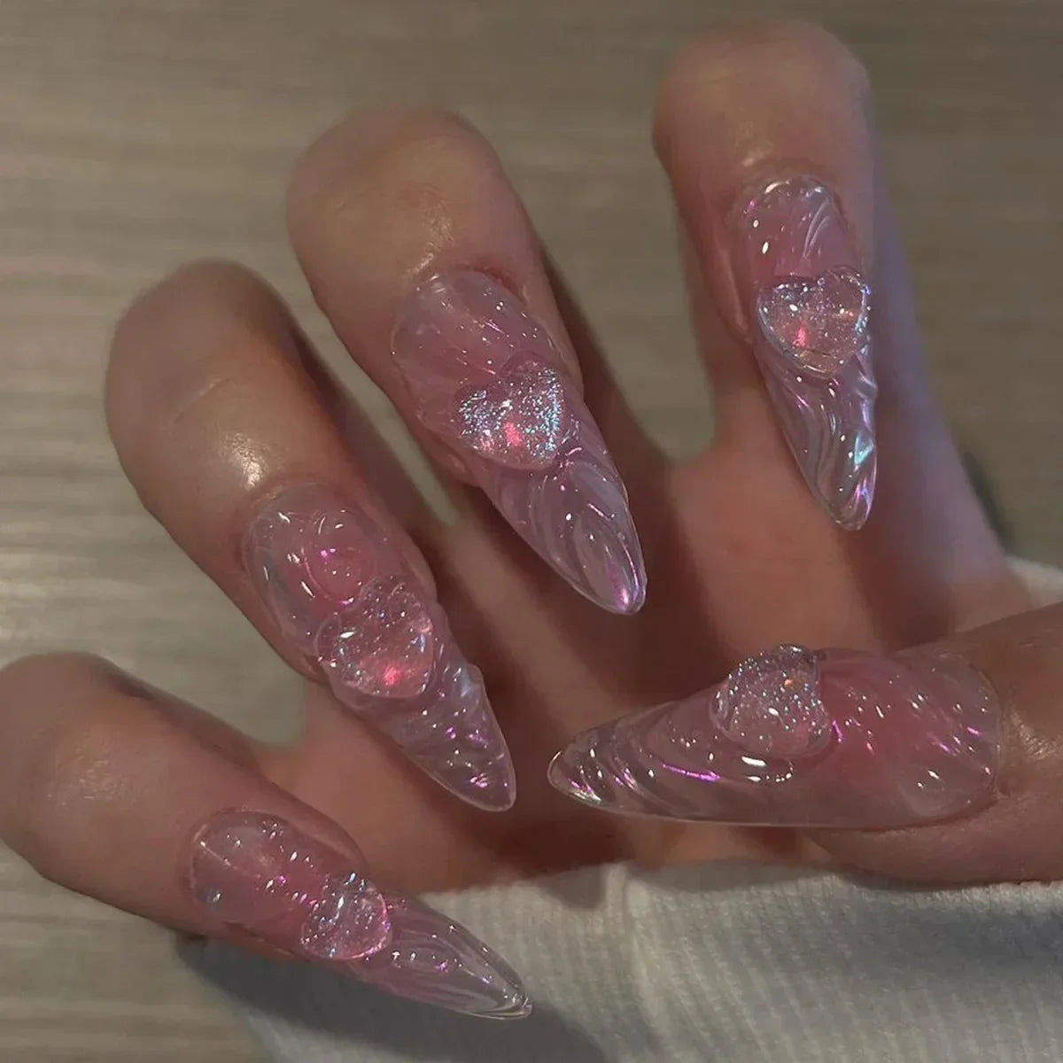 Chic Y2K Ballet Nails - 24 Press-On Set-22