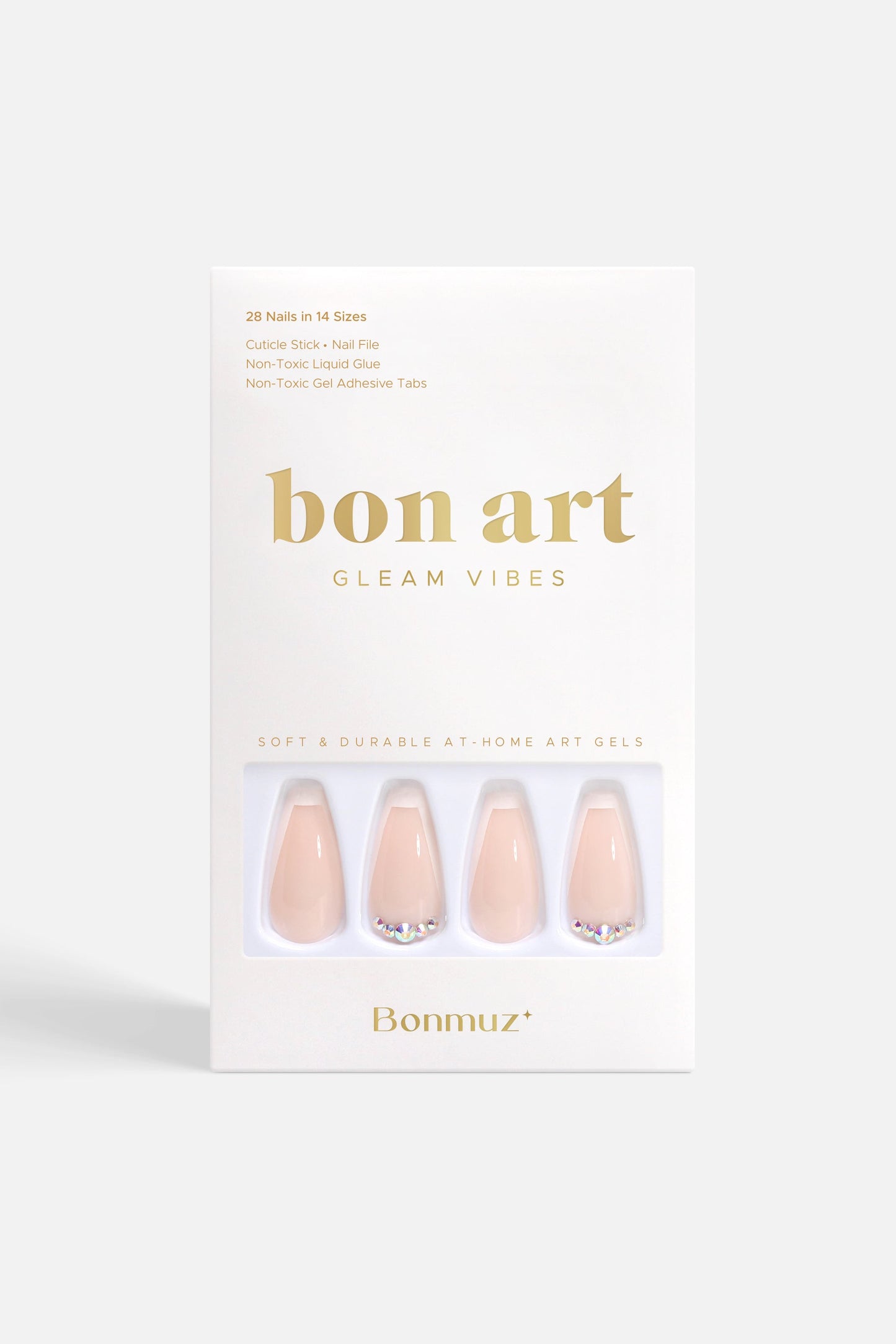Beige Twinkle | Soft & Durable Press-On Nails-0