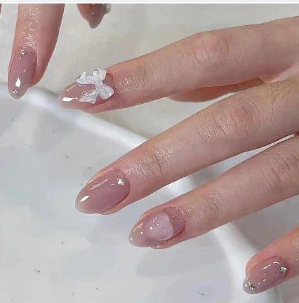 Chic Y2K Ballet Nails - 24 Press-On Set-10