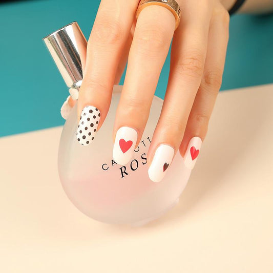 Polka Dot Hearts-0