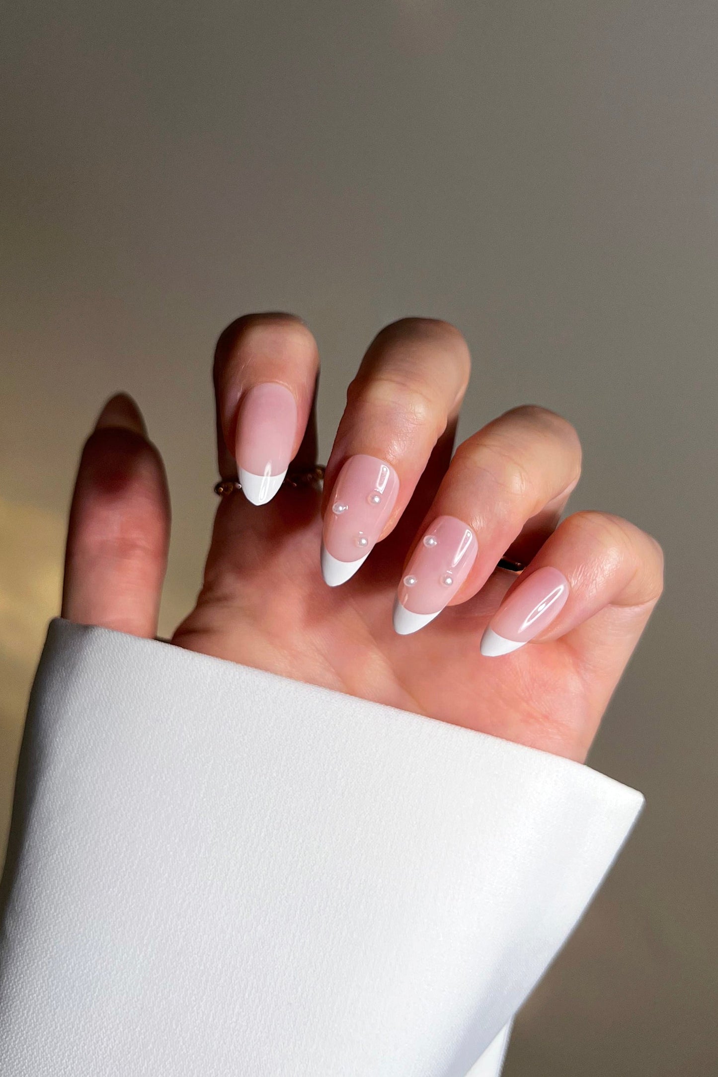 Romantic French | Soft & Durable Press-On Nails-3